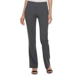 Candie's Marilyn Boot Cut Gray Pants Juniors 3 NWT